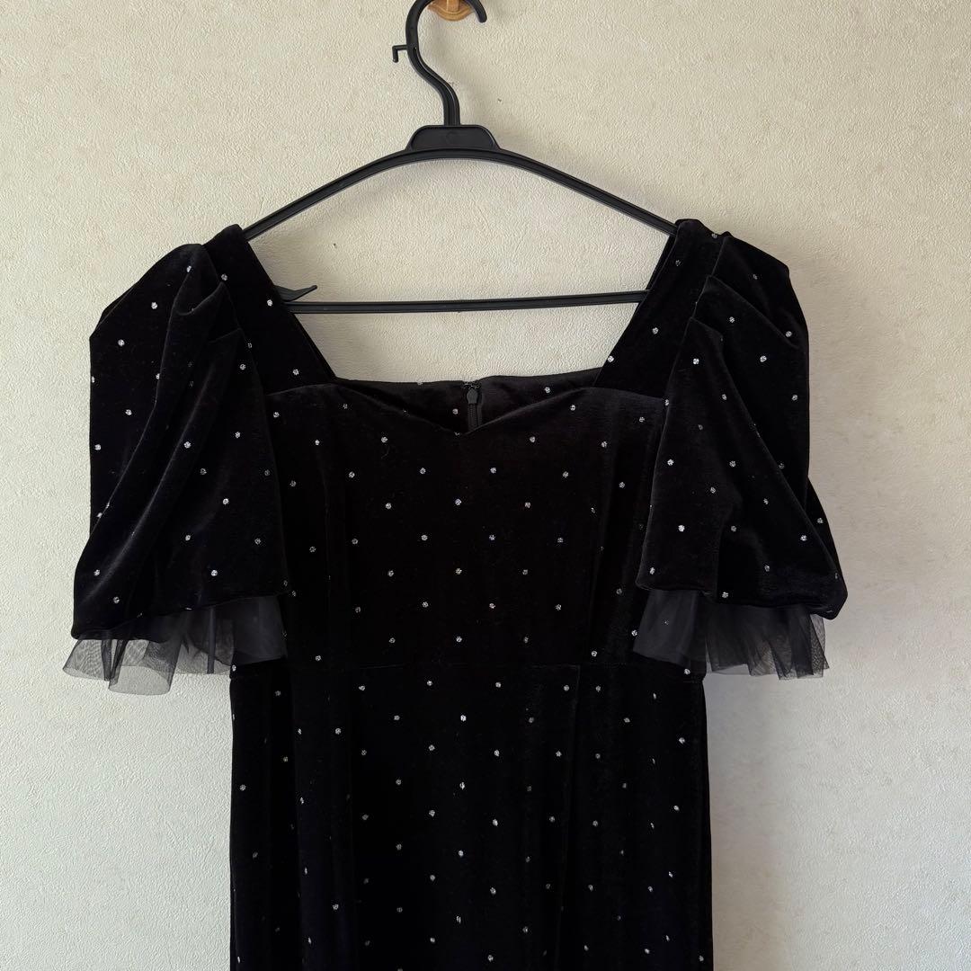 Acka bijou dot velours dress サイズ：1