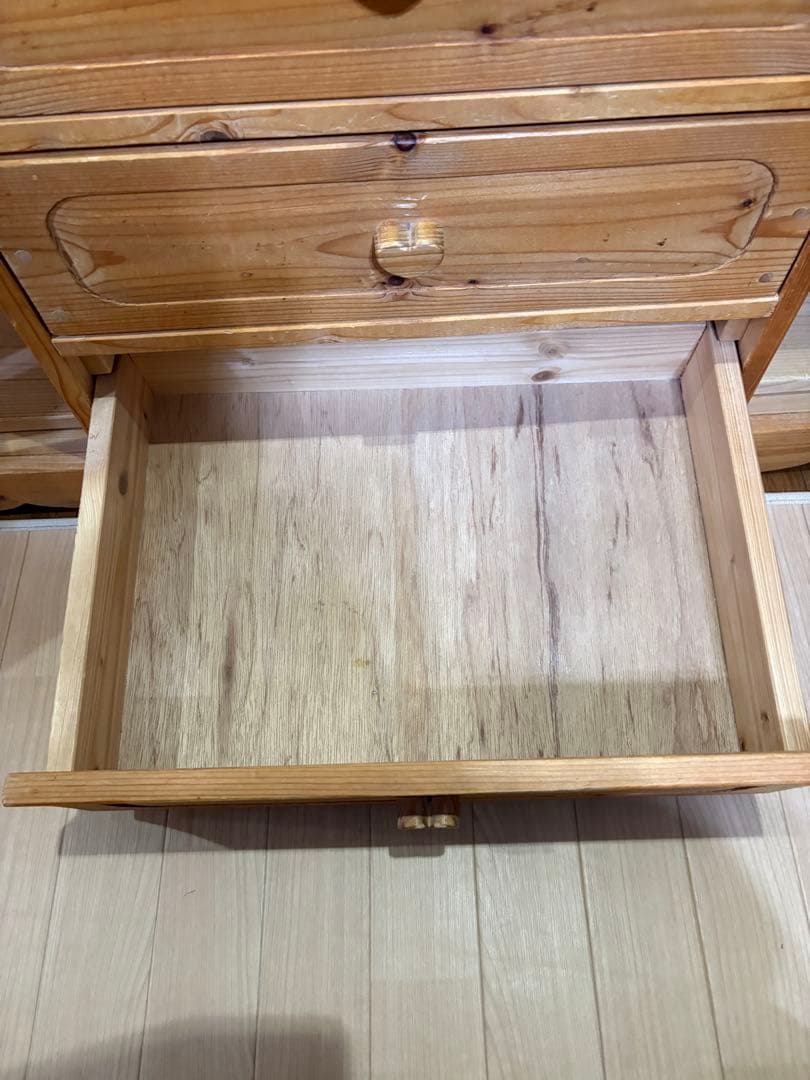 カントリー家具　チェスト　ハート