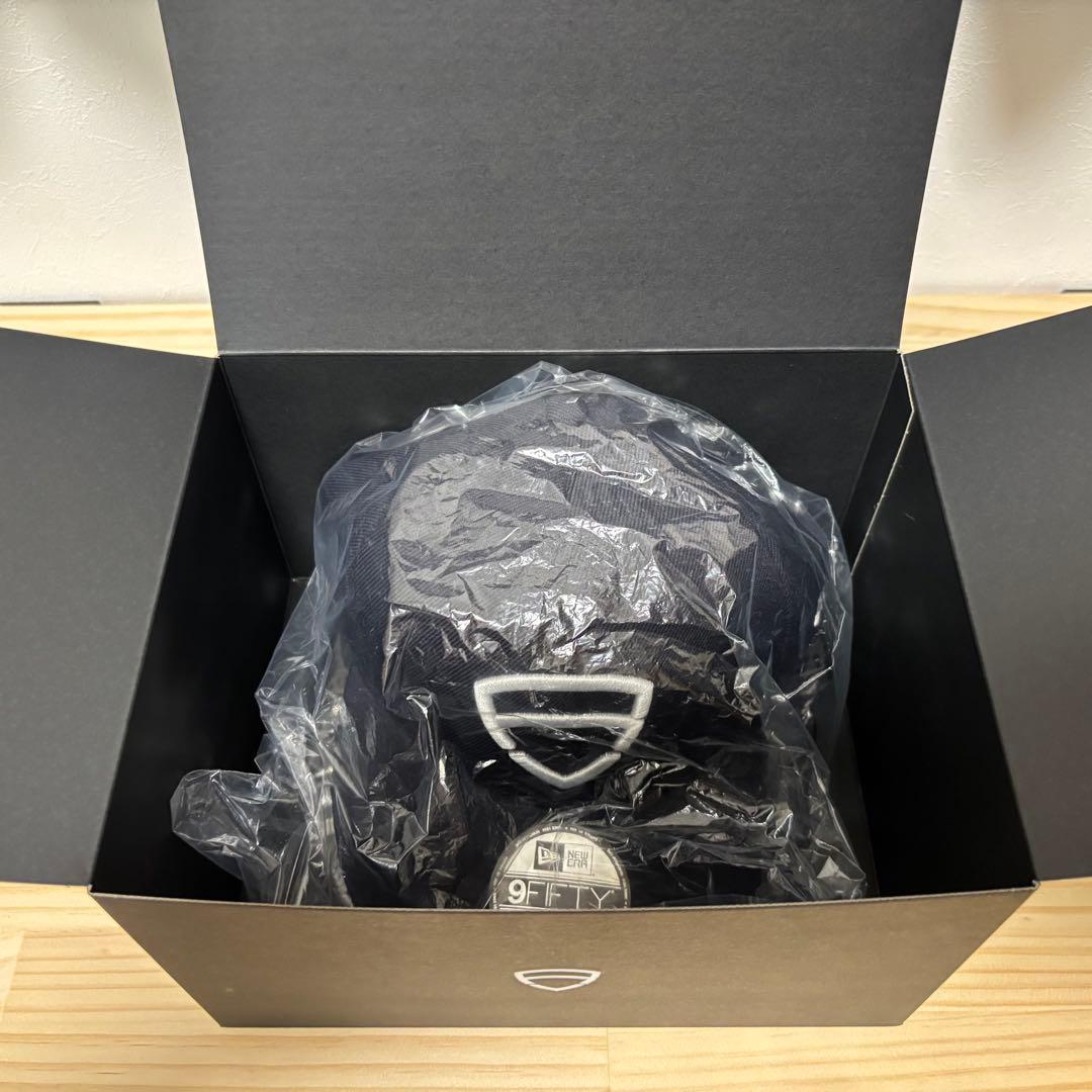 クシタニ×レイブログ×ニューエラ　コラボキャップ　ネイビー　レア