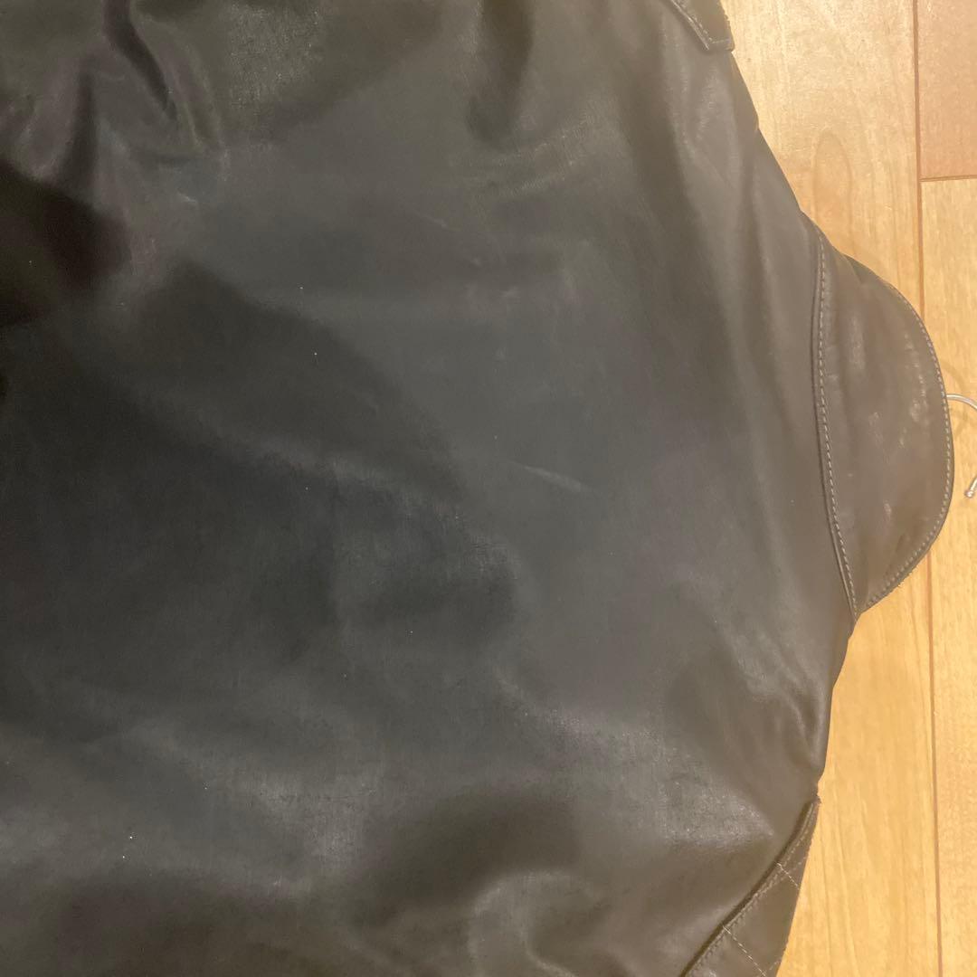 kushitani 黒レザー ライダースジャケ