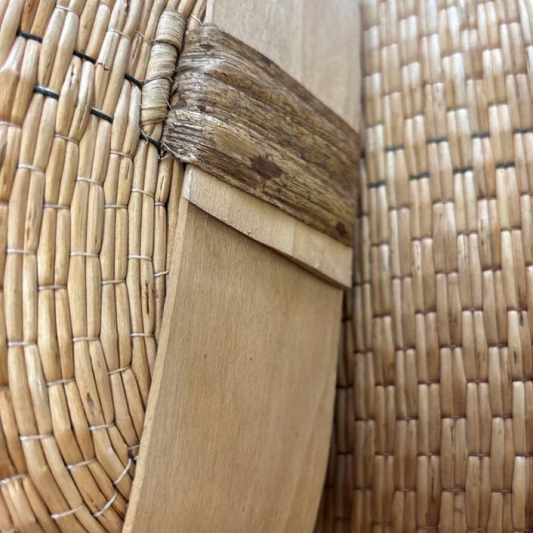 韓国　柳行李　籠　かご　希少