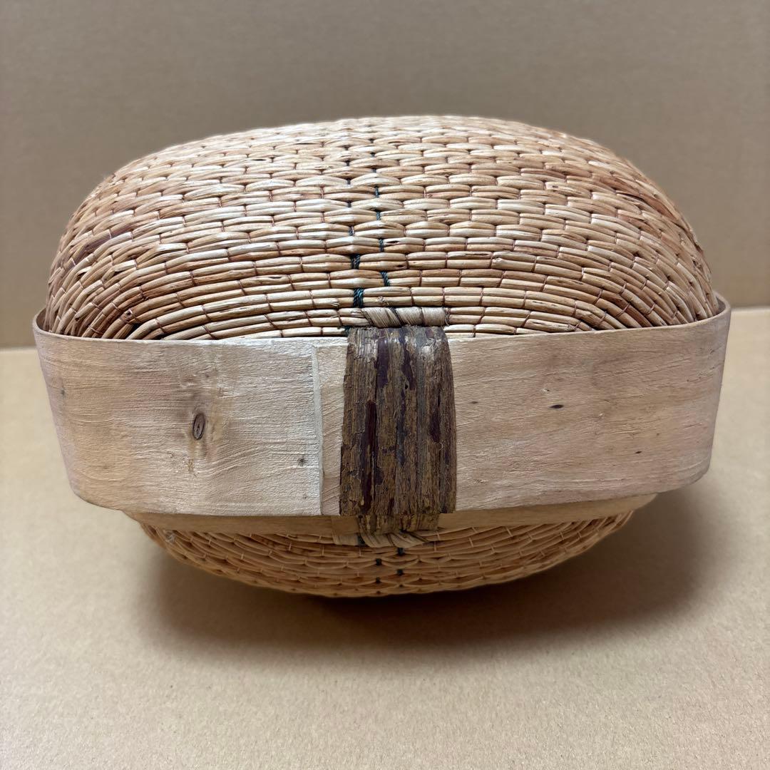 韓国　柳行李　籠　かご　希少