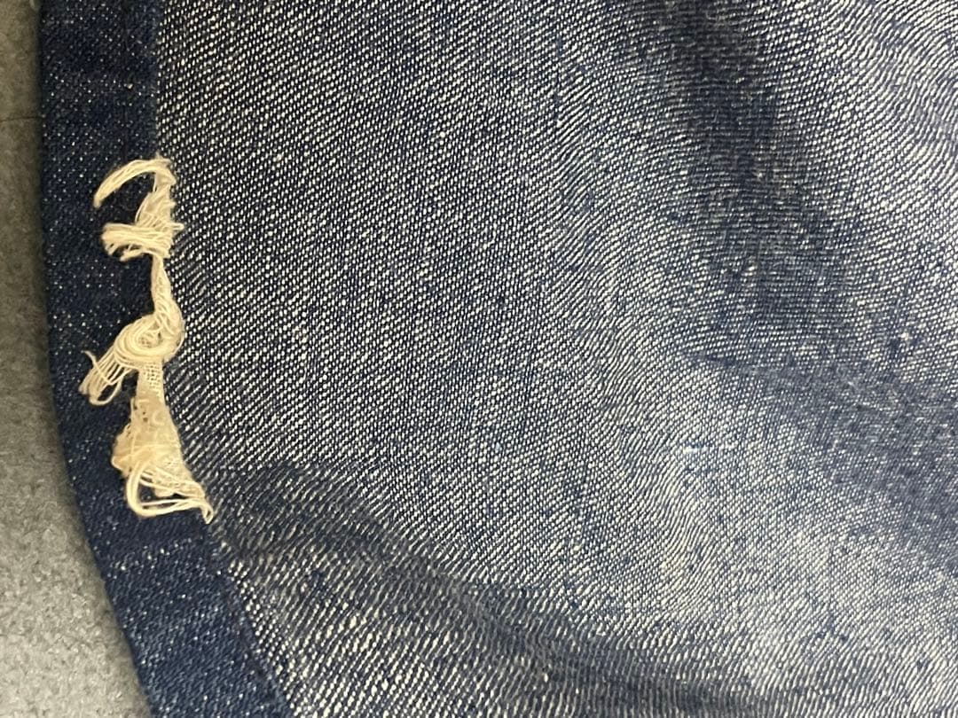 【デッドストック/ステンシル入り】40susnavyショールカラー　身幅60cm