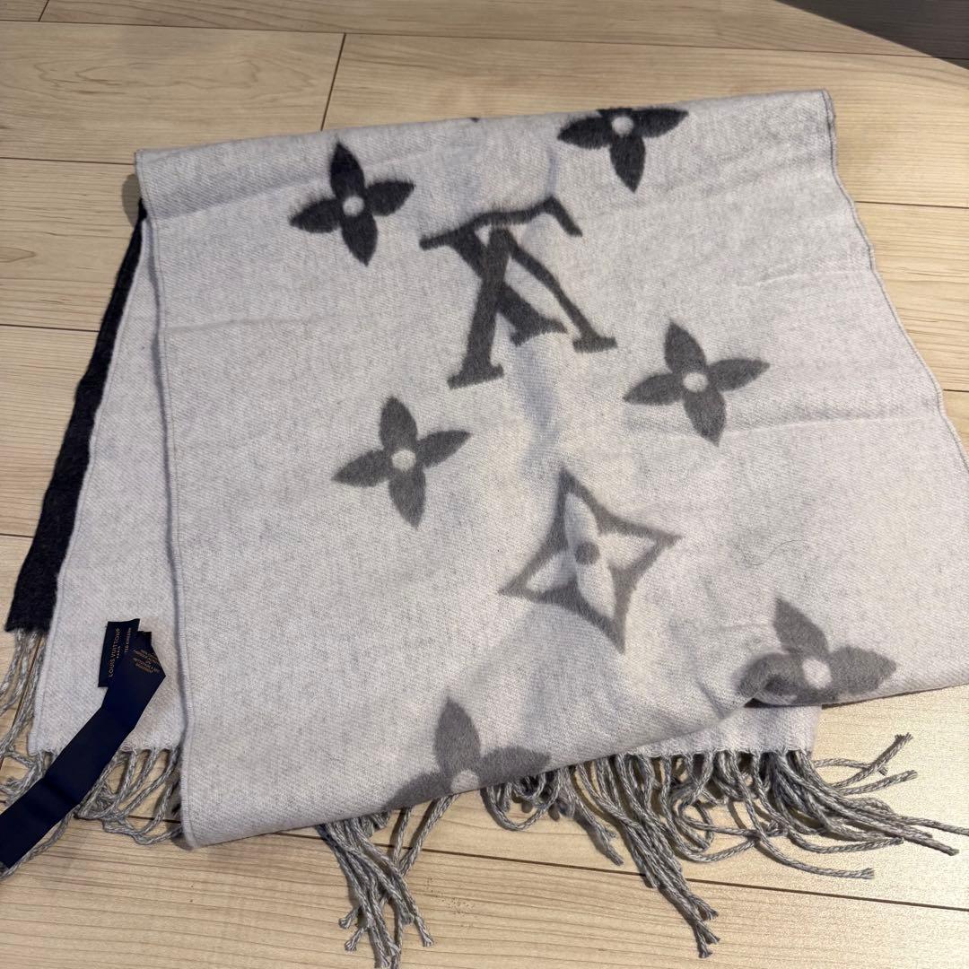 【未使用品級】ヴィトン　カシミヤマフラー