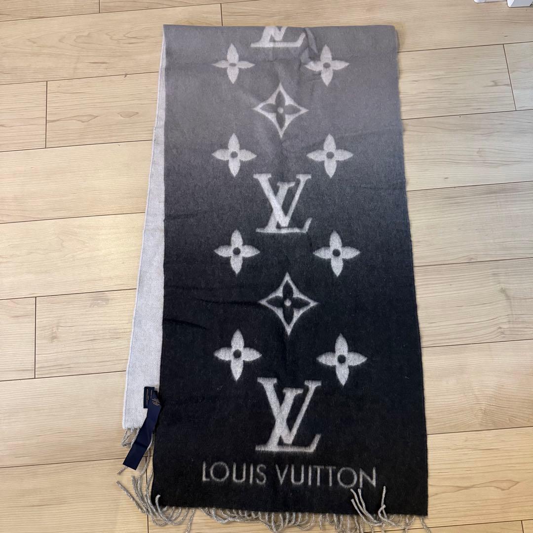 【未使用品級】ヴィトン　カシミヤマフラー