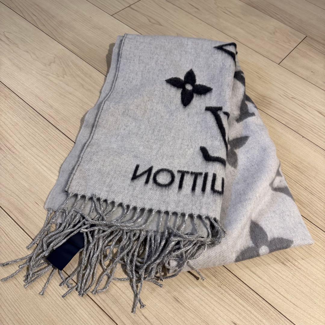 【未使用品級】ヴィトン　カシミヤマフラー