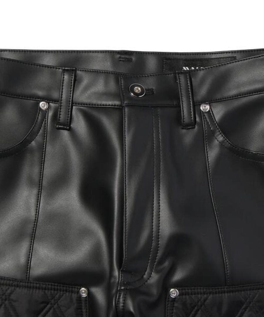 AVALONE SYNTHETIC/L PT avalone レザーパンツ