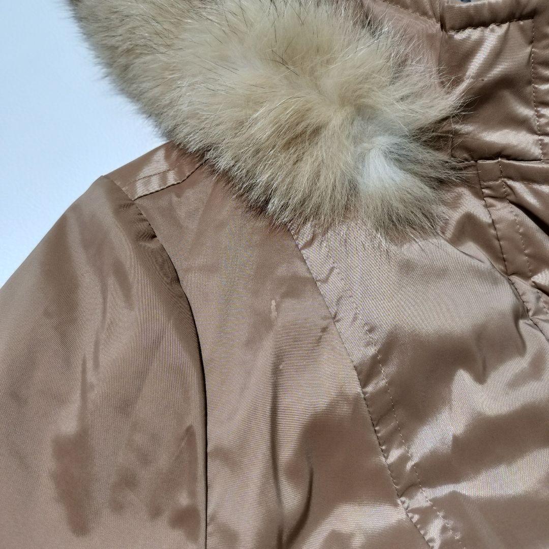 バーバリー ロンドン　ダウンライナー付き ロング コート フォックスファー　44