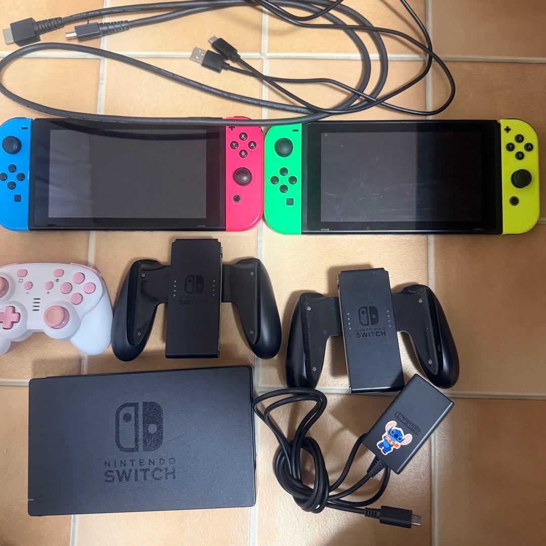 Nintendo Switch 本体 充電器　セット