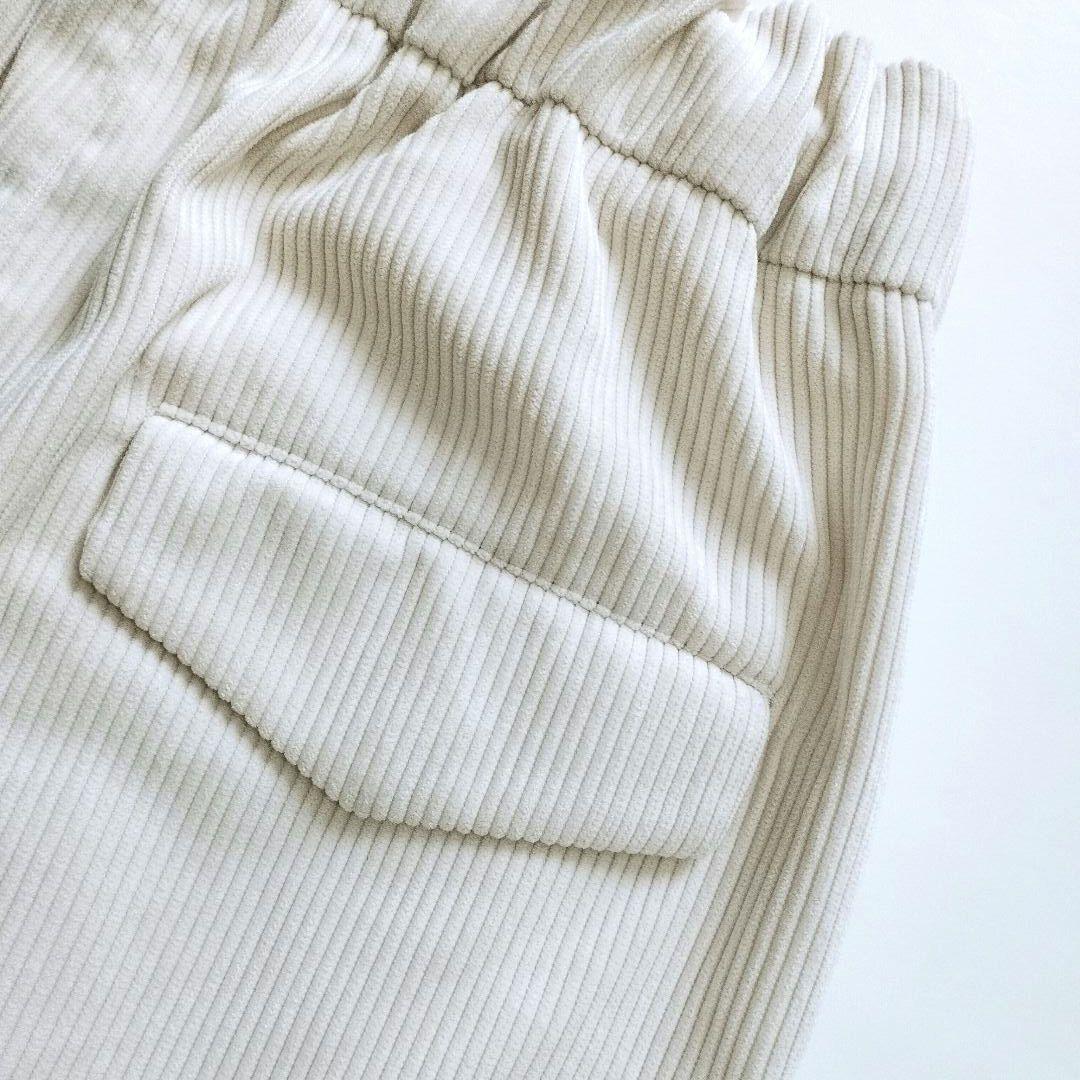 NO CONTROL AIR ✨️ポリエステル コーデュロイテーパードパンツ