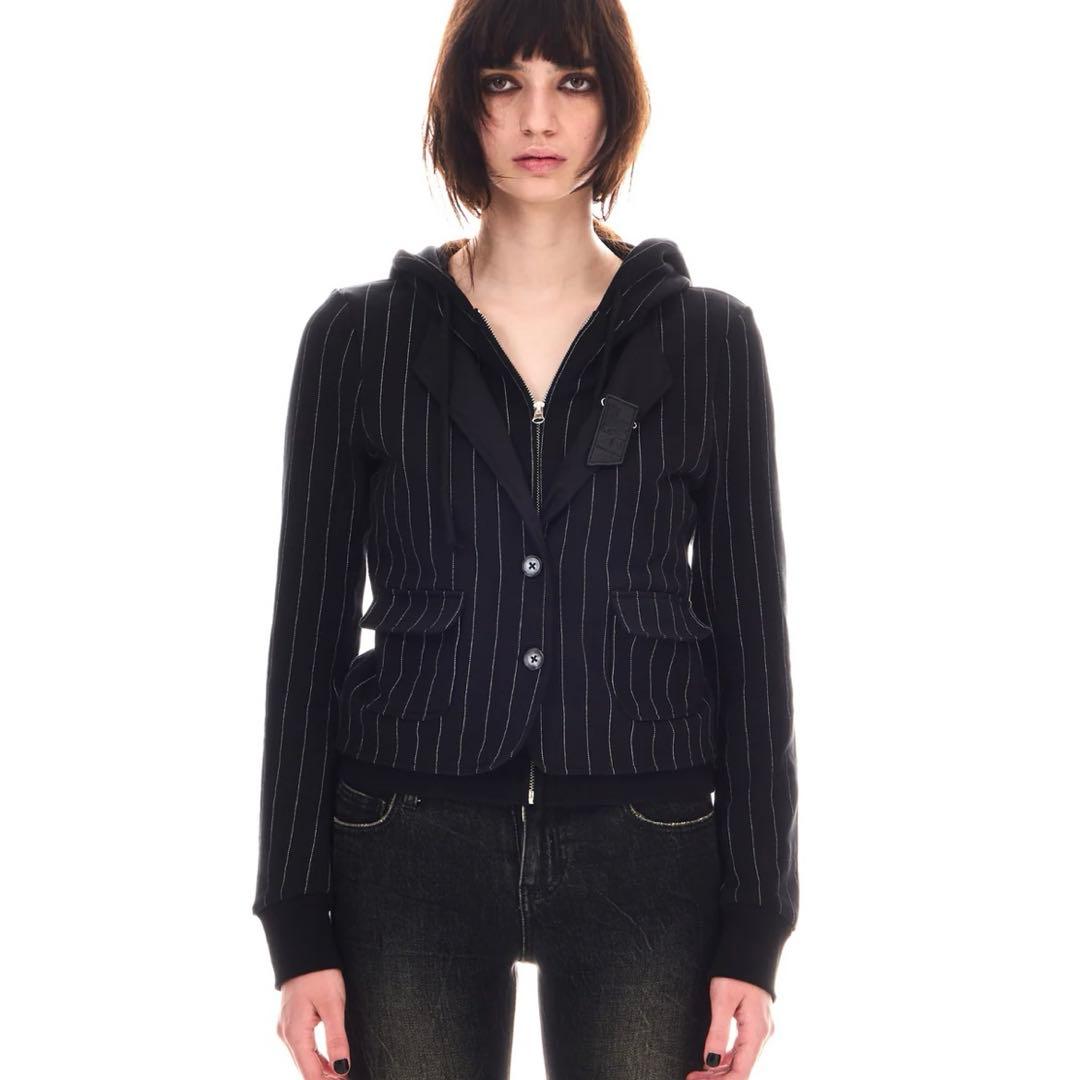 トップス BEEDEN LAYERED LIKE HOODED JACKET