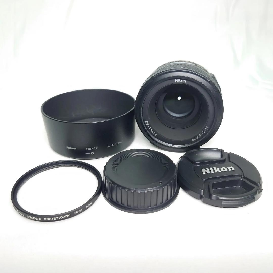 美品 Nikon AF-S NIKKOR 50mm F1.8 G ニコン