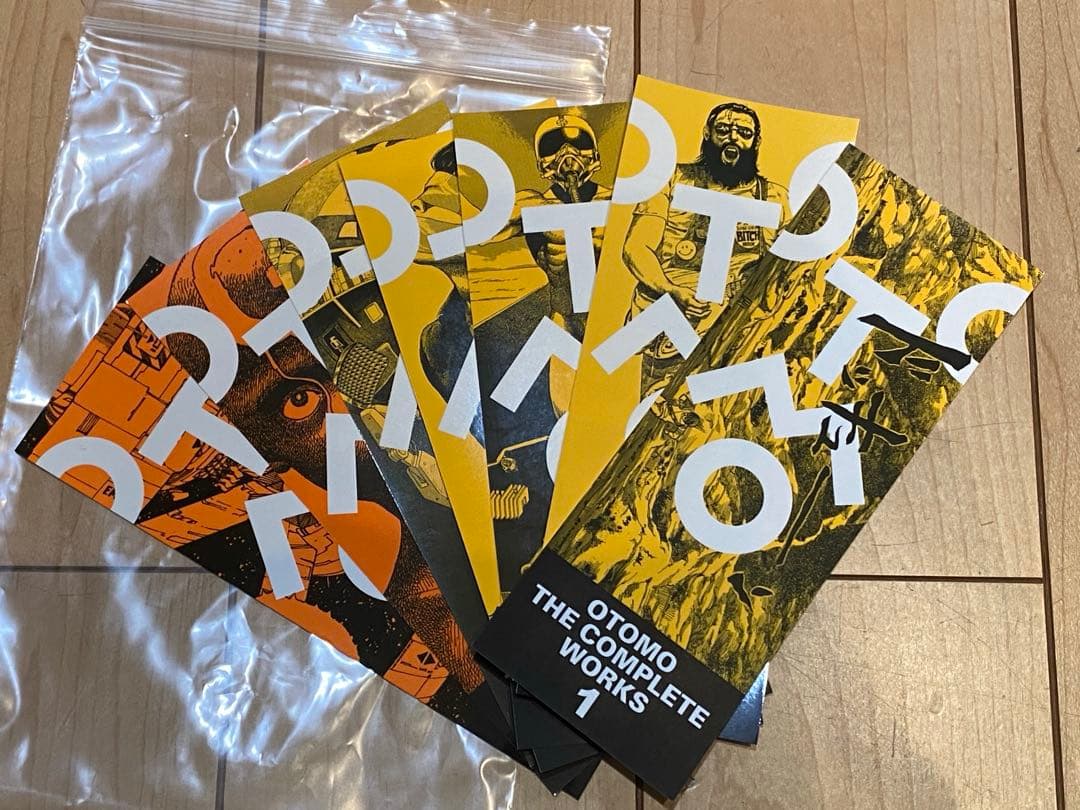 大友克洋　OTOMO THE COMPLETE WORKS 1〜7 ステッカー有