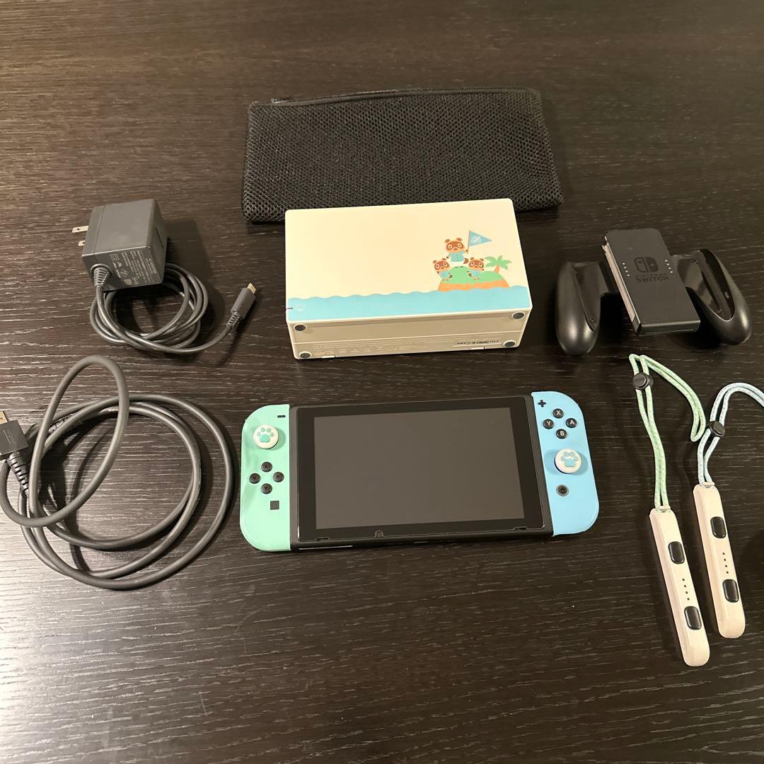 Nintendo switch 本体 あつまれ動物の森デザイン