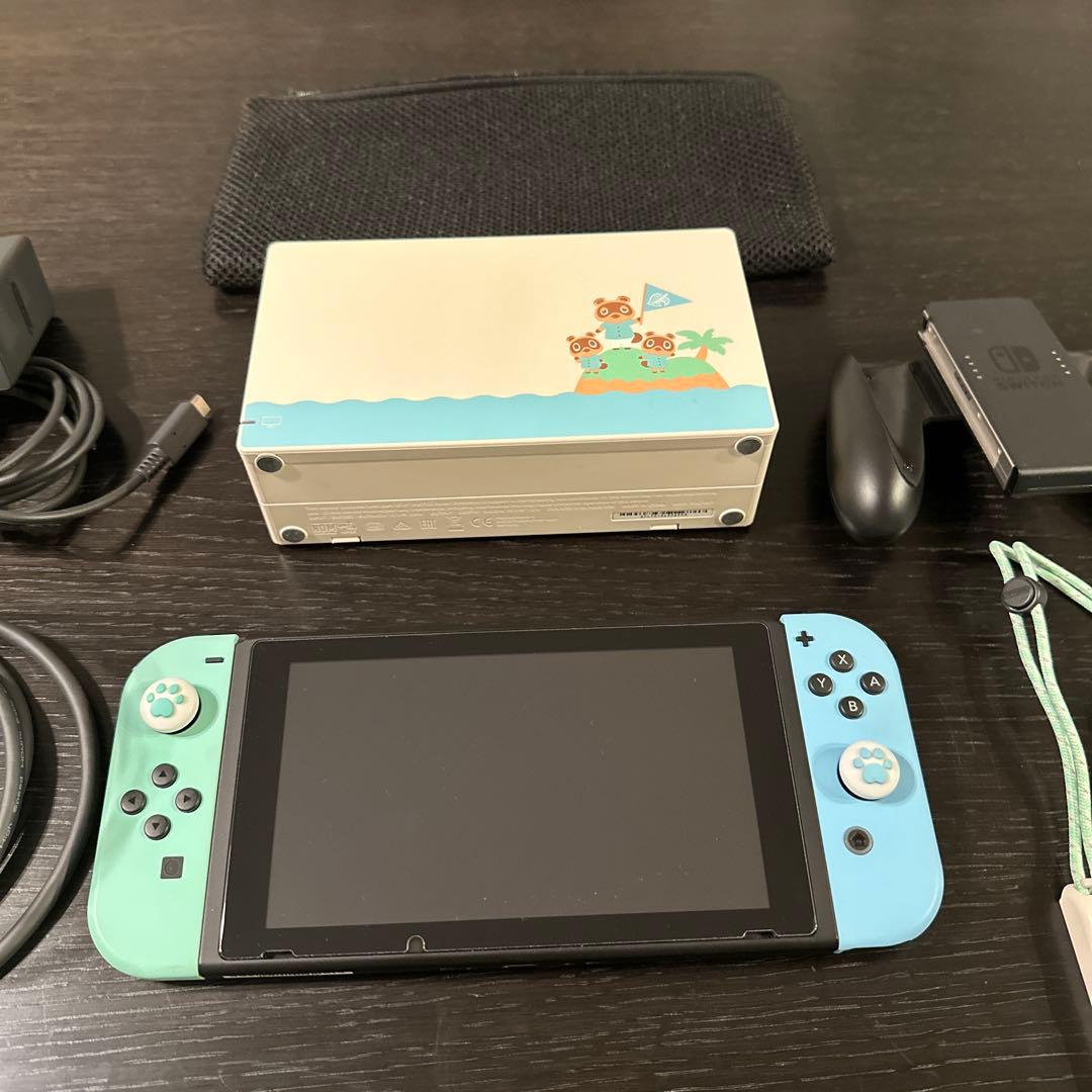 Nintendo switch 本体 あつまれ動物の森デザイン