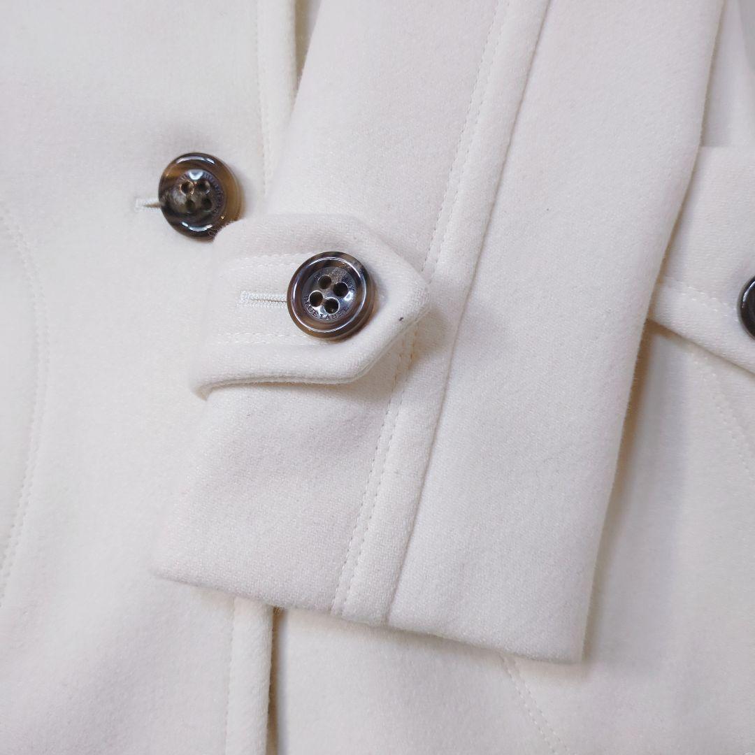 【良品】BURBERRY アンゴラ チンストラップ ノバチェック L相当