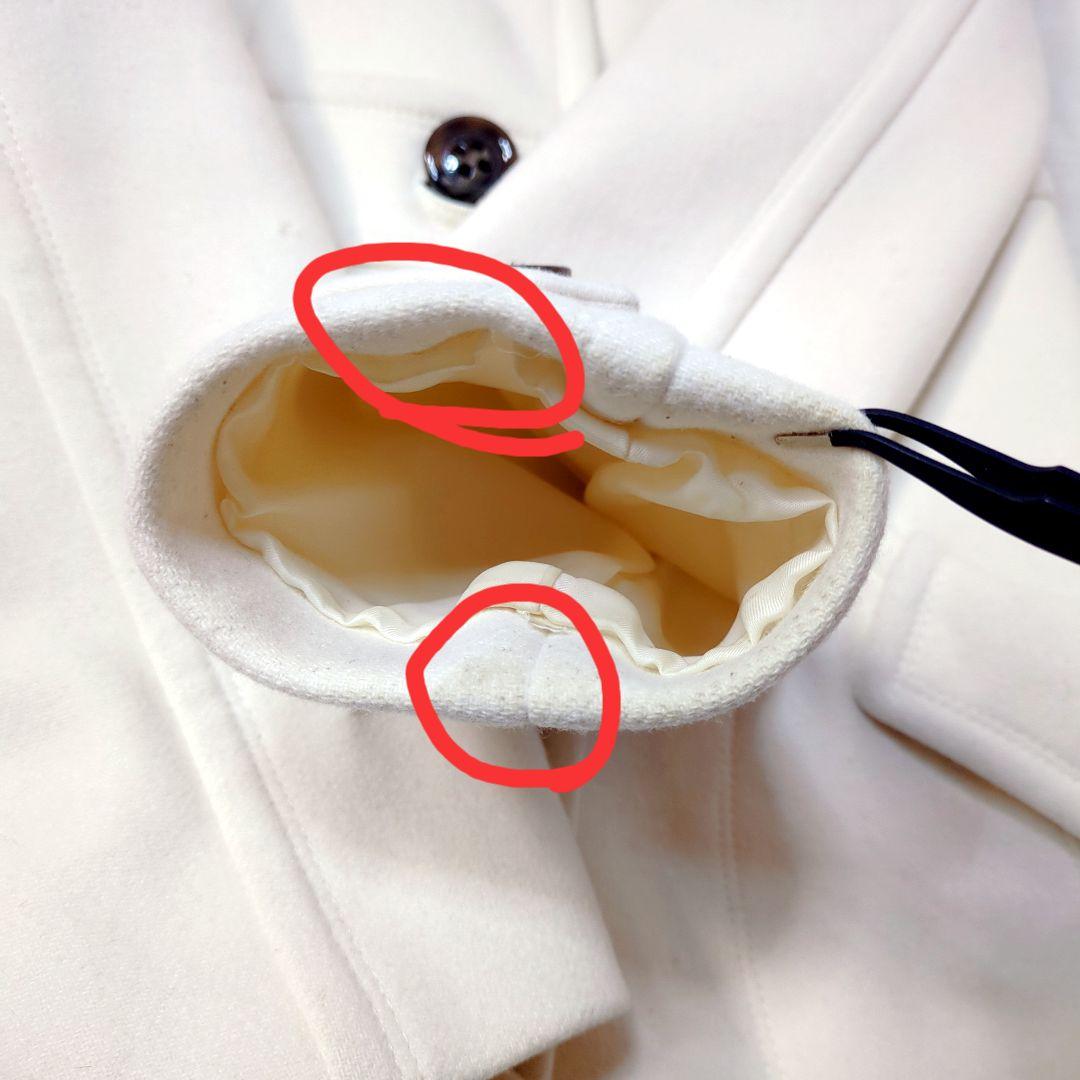 【良品】BURBERRY アンゴラ チンストラップ ノバチェック L相当