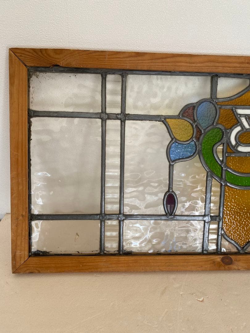 アンティーク　ステンドグラス