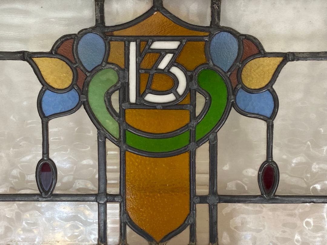 アンティーク　ステンドグラス