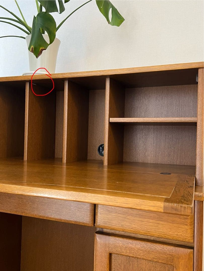 ライティングビューロー　浜本工芸　送料込　4/28 純国産机　アンティークデスク