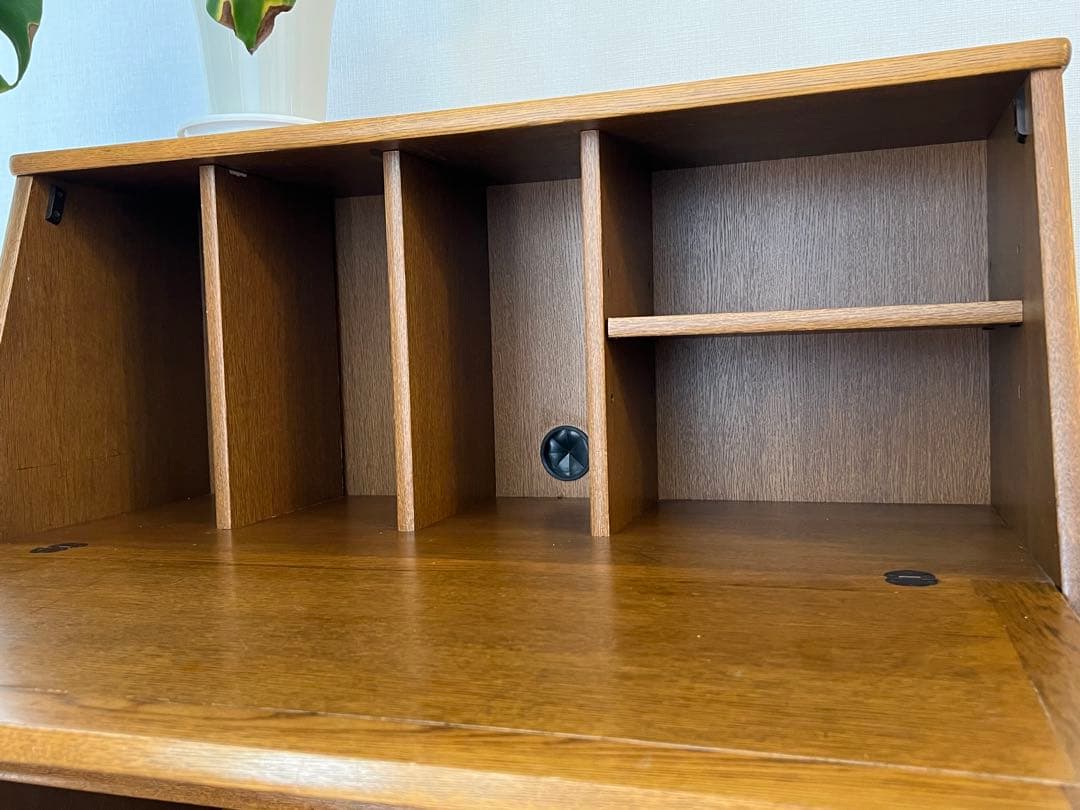 ライティングビューロー　浜本工芸　送料込　4/28 純国産机　アンティークデスク