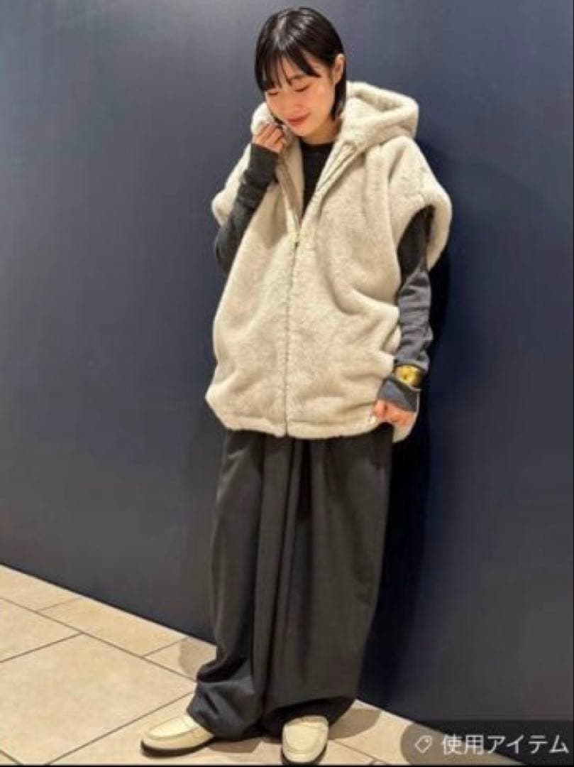 ⭐️本日掲載最終‼️⭐️タグあり美品⭐︎Curensologyミンクライクファーベスト