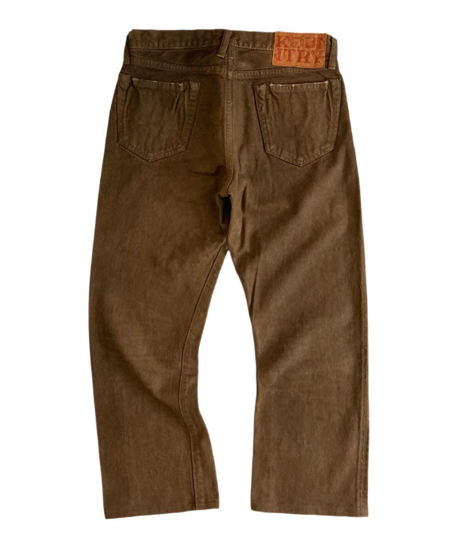 KAPITAL KOUNTRY ダメージ加工 製品染め パンツ