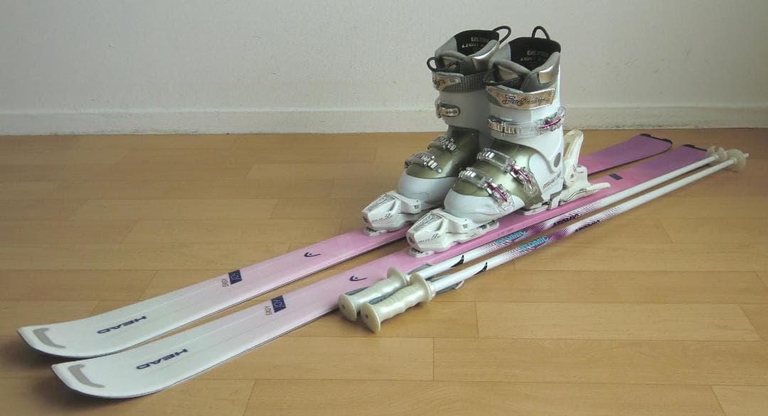 ■■送料無料■HEAD■女性用スキーセット■148/24.5■GRIPWALK■