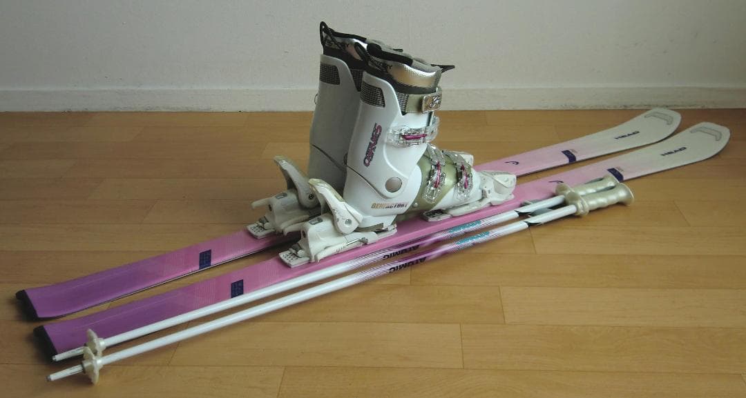 ■■送料無料■HEAD■女性用スキーセット■148/24.5■GRIPWALK■