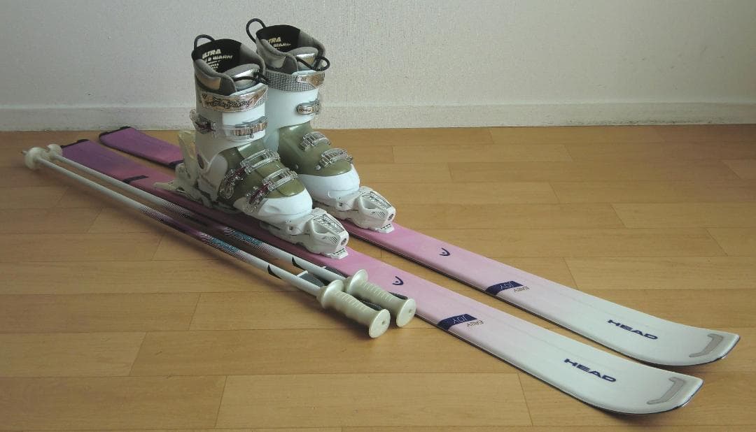 ■■送料無料■HEAD■女性用スキーセット■148/24.5■GRIPWALK■