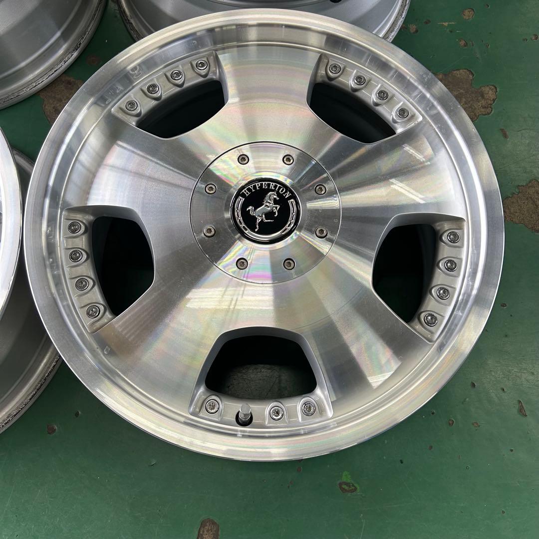 中古アルミ17X7.0　ハイペリオンディッシュ美品　5穴車用　ノア、ヴォクシィ等