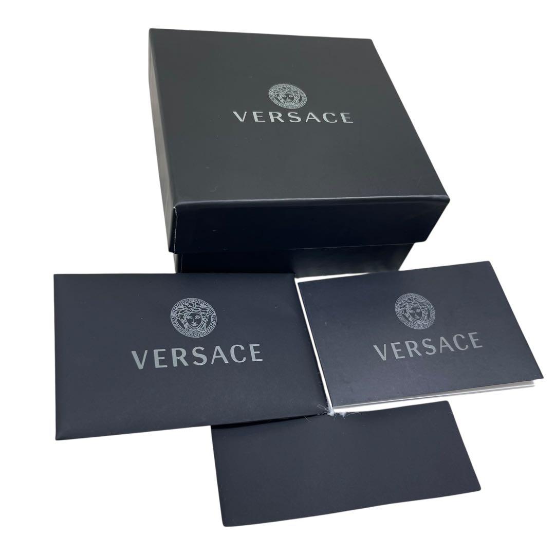 美品‼️ VERSACE ヴェルサーチェ　ピアス　メデューサ グレカ ロゴ金具