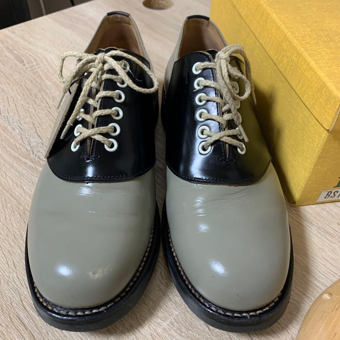 グラントさん専用 REGALサドルシューズ(25cm)グレー/ブラック)中古品