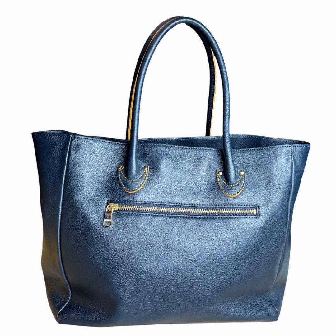 【ponko】russet モノグラム トートバッグ レザー 肩掛け可