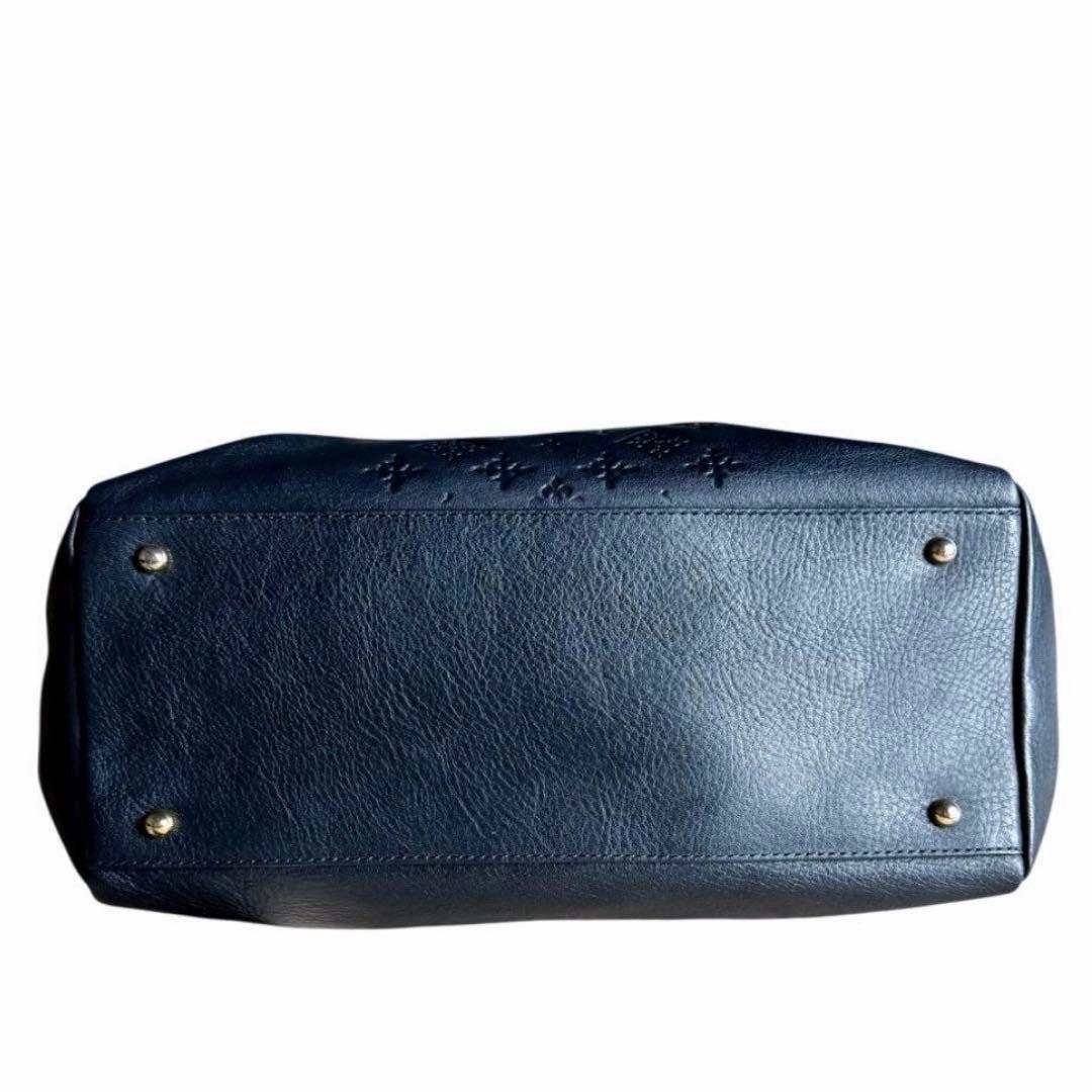 【ponko】russet モノグラム トートバッグ レザー 肩掛け可