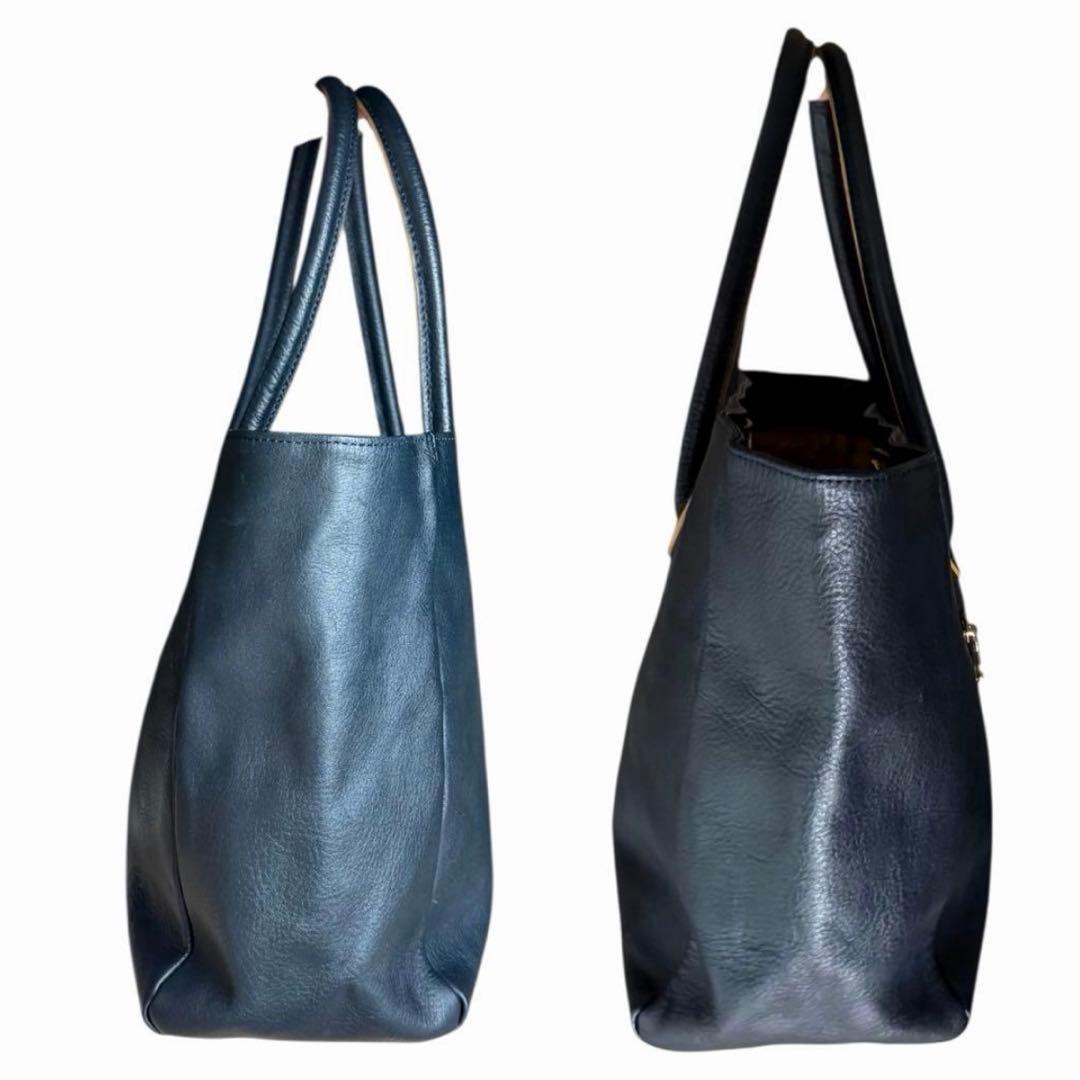 【ponko】russet モノグラム トートバッグ レザー 肩掛け可