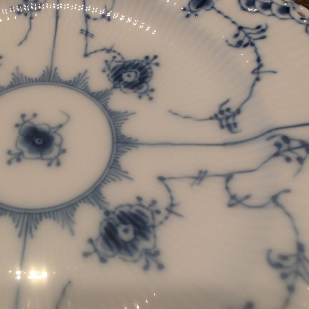 ロイヤルコペンハーゲン ブルーフルデッドフルレース2枚セット(25cm)