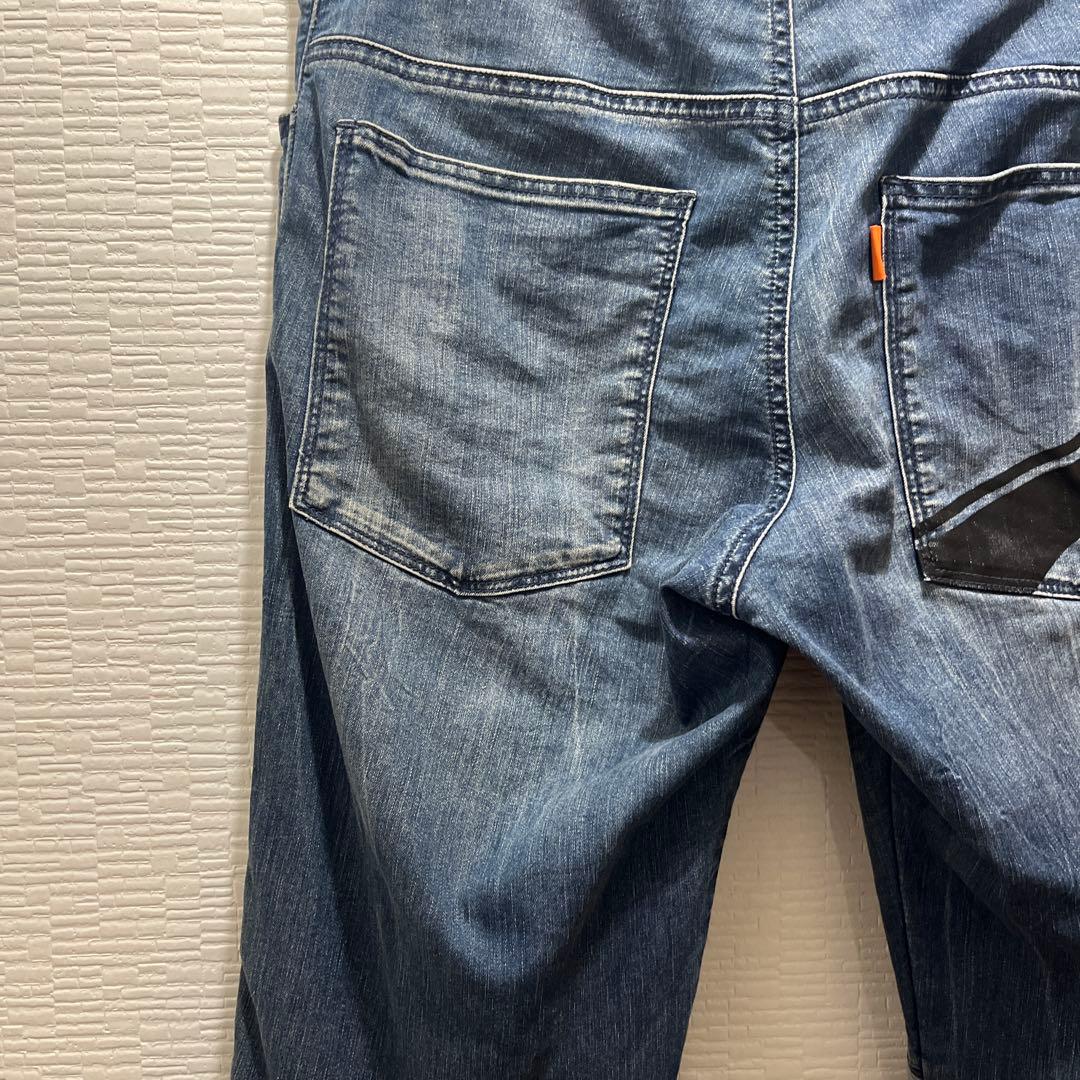 HYOD D30 膝パット付き　ダメージ加工 バイクパンツ　30インチ