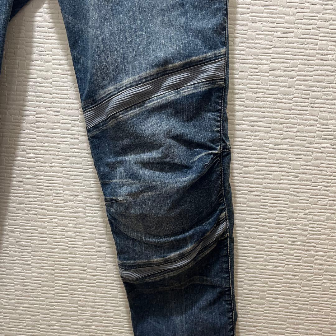 HYOD D30 膝パット付き　ダメージ加工 バイクパンツ　30インチ