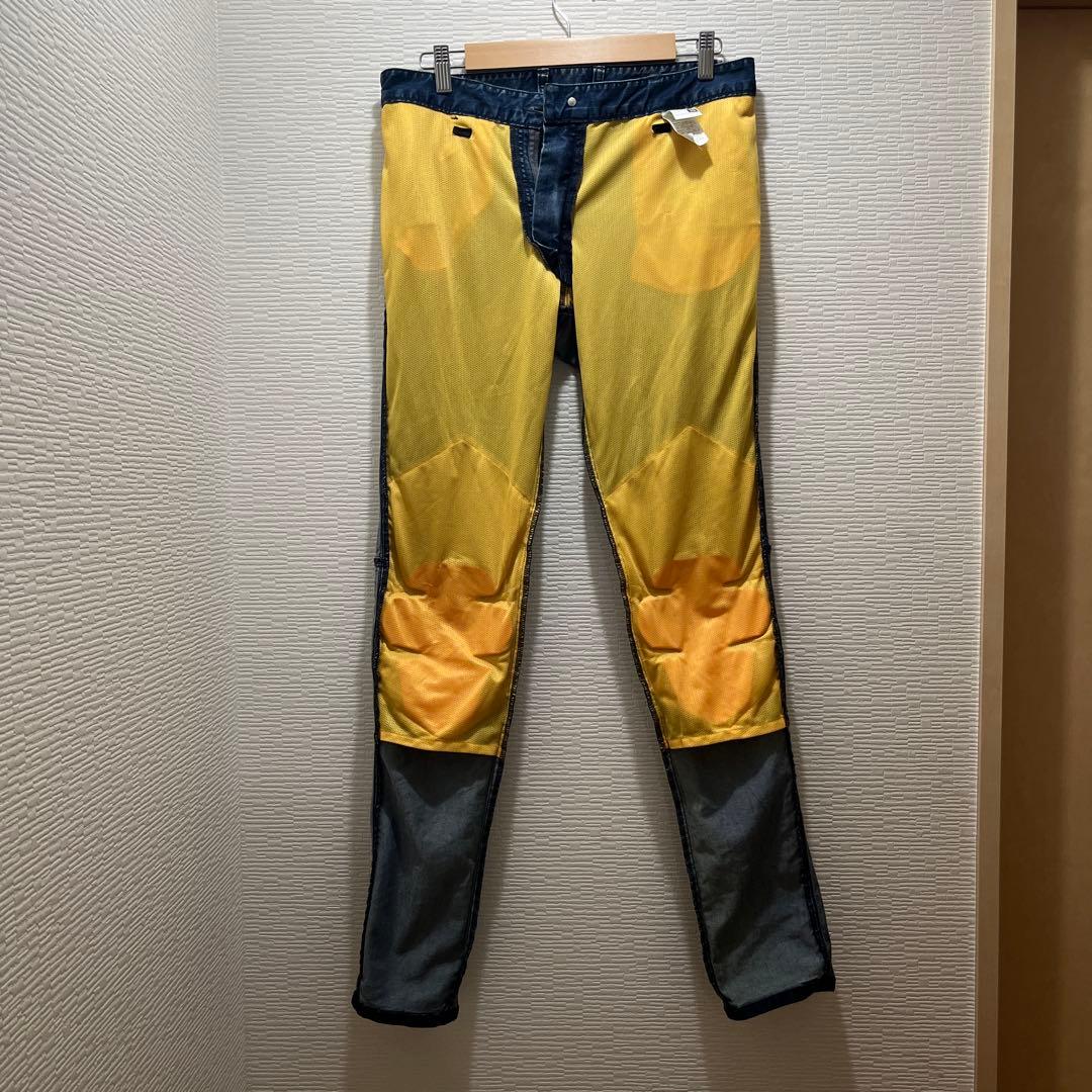 HYOD D30 膝パット付き　ダメージ加工 バイクパンツ　30インチ