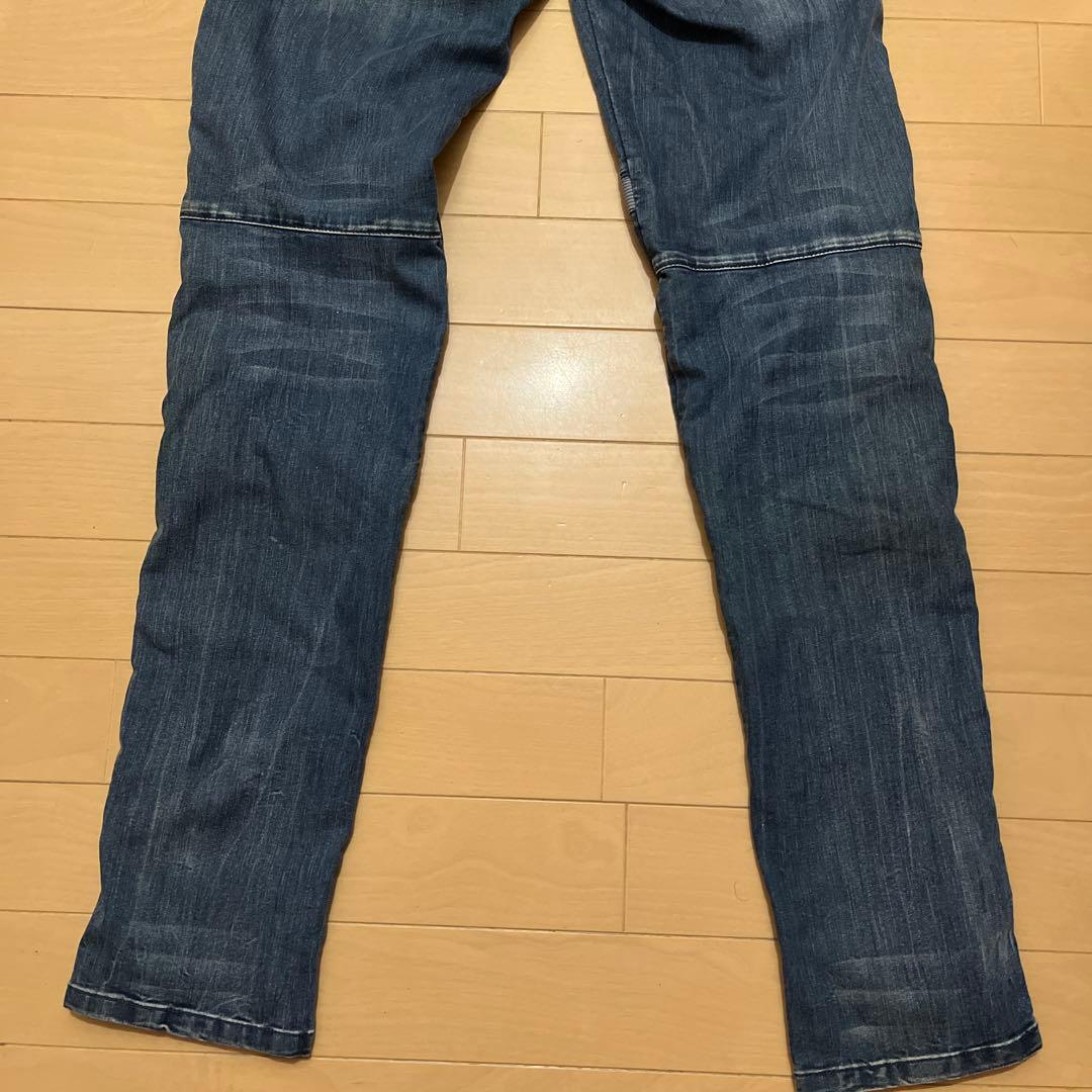 HYOD D30 膝パット付き　ダメージ加工 バイクパンツ　30インチ