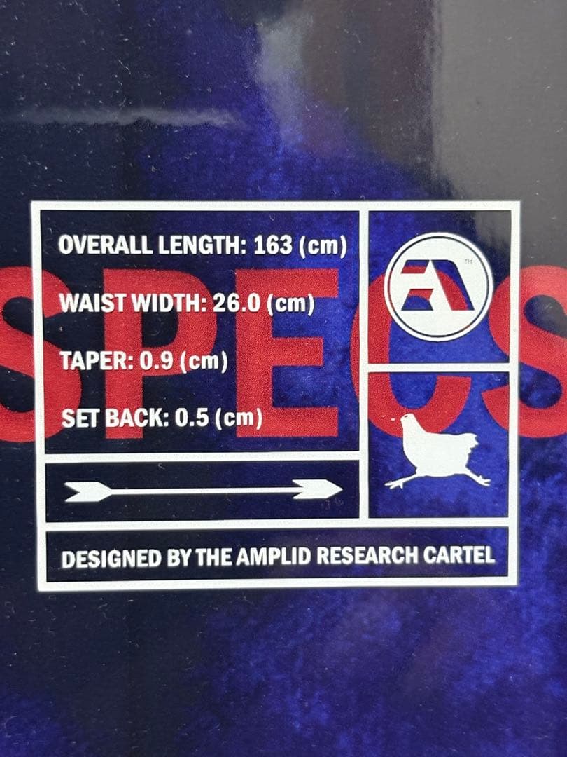 AMPLID THE MORNING GLORY 63 オールマウンテンパウダー