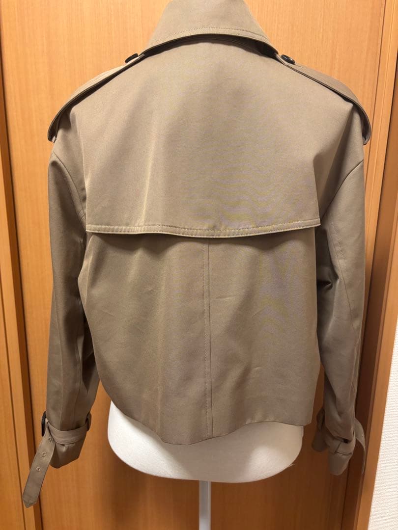 新品タグ付き　HYKE CROPPED TRENCH COAT サイズ1 ハイク