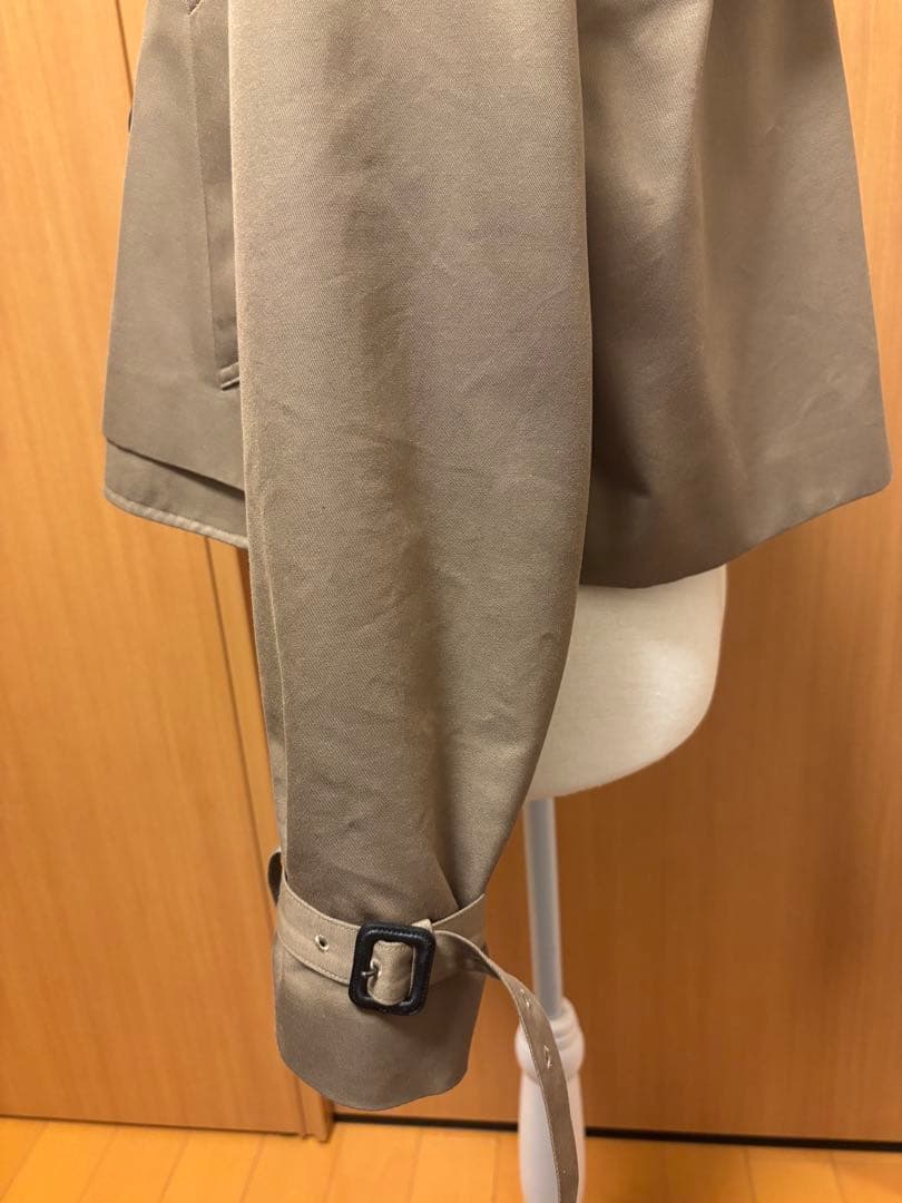 新品タグ付き　HYKE CROPPED TRENCH COAT サイズ1 ハイク