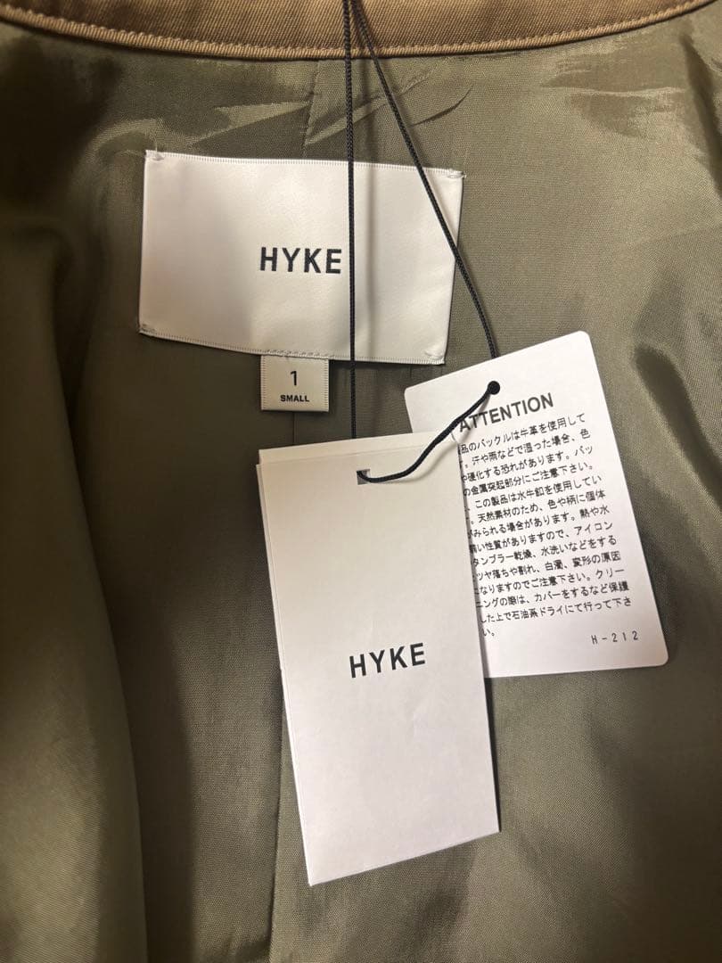 新品タグ付き　HYKE CROPPED TRENCH COAT サイズ1 ハイク