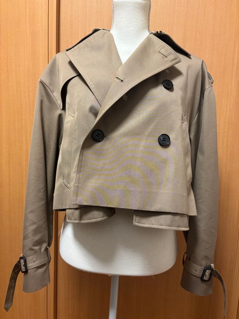 新品タグ付き　HYKE CROPPED TRENCH COAT サイズ1 ハイク