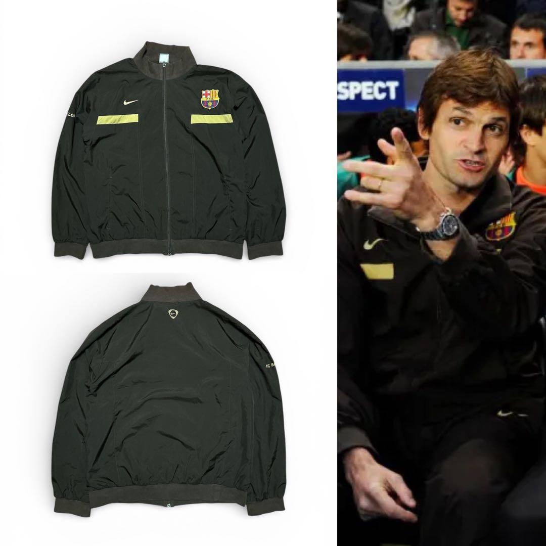 NIKE 08-09 バルセロナ トラックジャケット トレーニング ブラウン