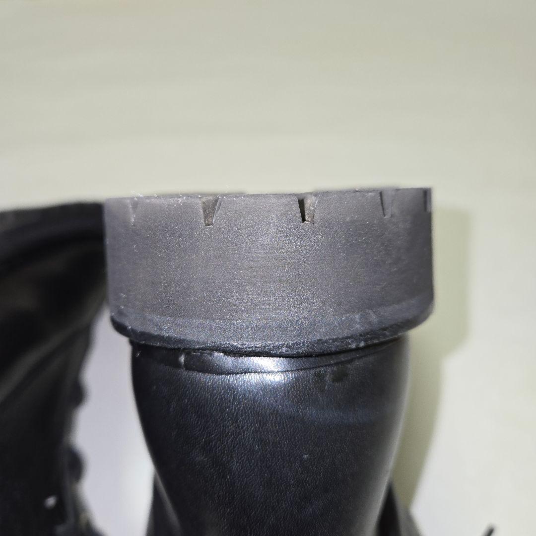 BALMAIN バルマン ジップ ブーツ 40 26cm シルバー