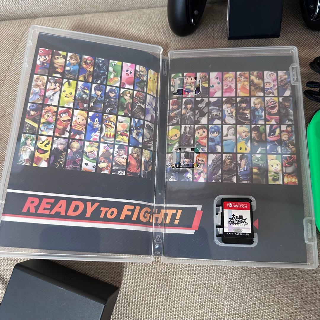 Nintendo Switch 本体 初期型　スマブラ、ACアダプタ付き