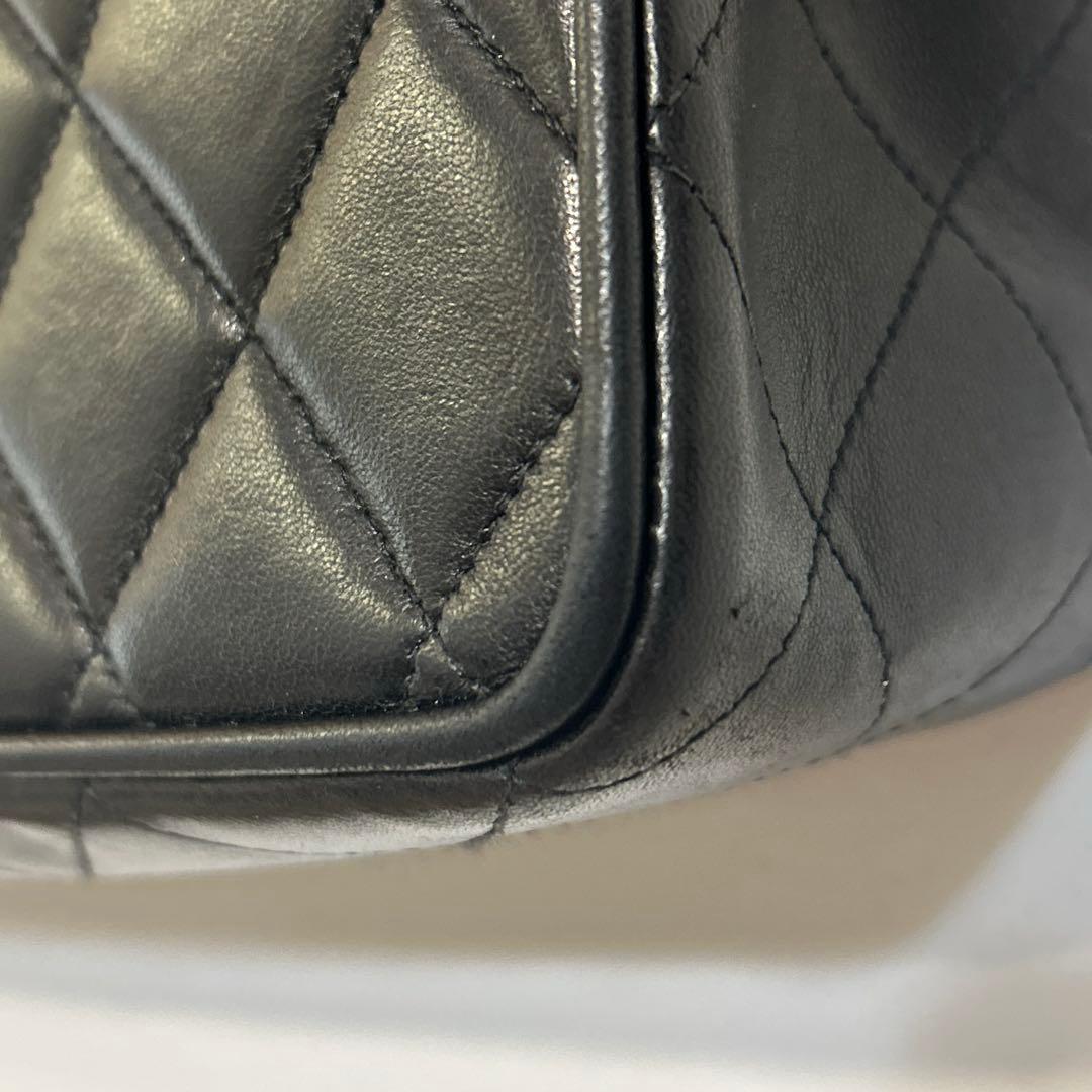 ★CHANEL ヴィンテージシャネルダブルフラップチェーン デカマトラッセ30